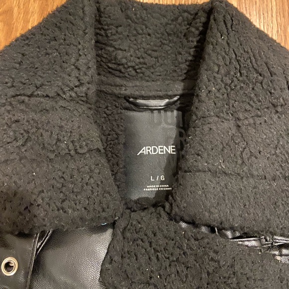 Ardene Faux leather Jacket with Faux Fur - Picture 2 of 2